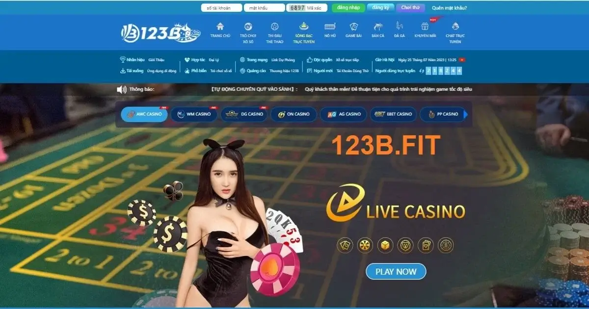 Chơi Casino Online Với Trải Nghiệm Đẳng Cấp Tại 123B
